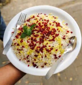 Paneer Berry Pulao Irani Cafe