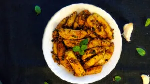 Garlic Potato Sabzi Lehsun Aloo ki Sabzi