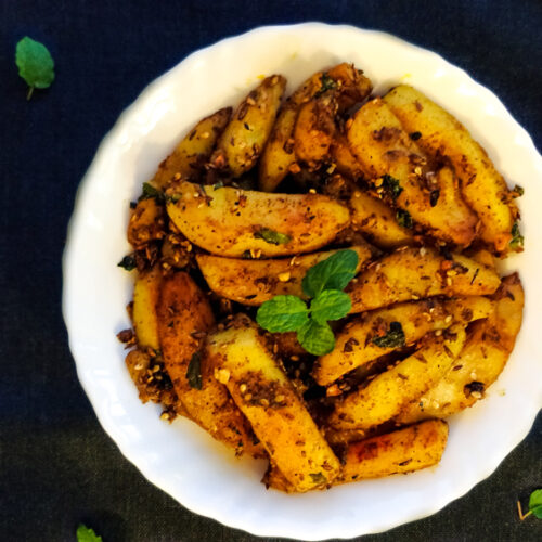 Garlic Potato Sabzi Lehsun Aloo ki Sabzi
