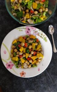 Roasted Pumpkin Chickpea Salad Recipe