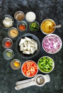 Paneer Ingredients