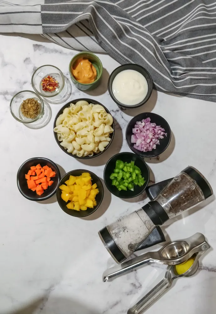 Pasta Salad Ingredients 