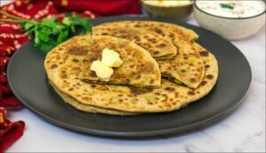 Matar Paratha Recipe