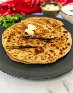 Matar Paratha Recipe