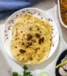 Whole wheat tandoori roti